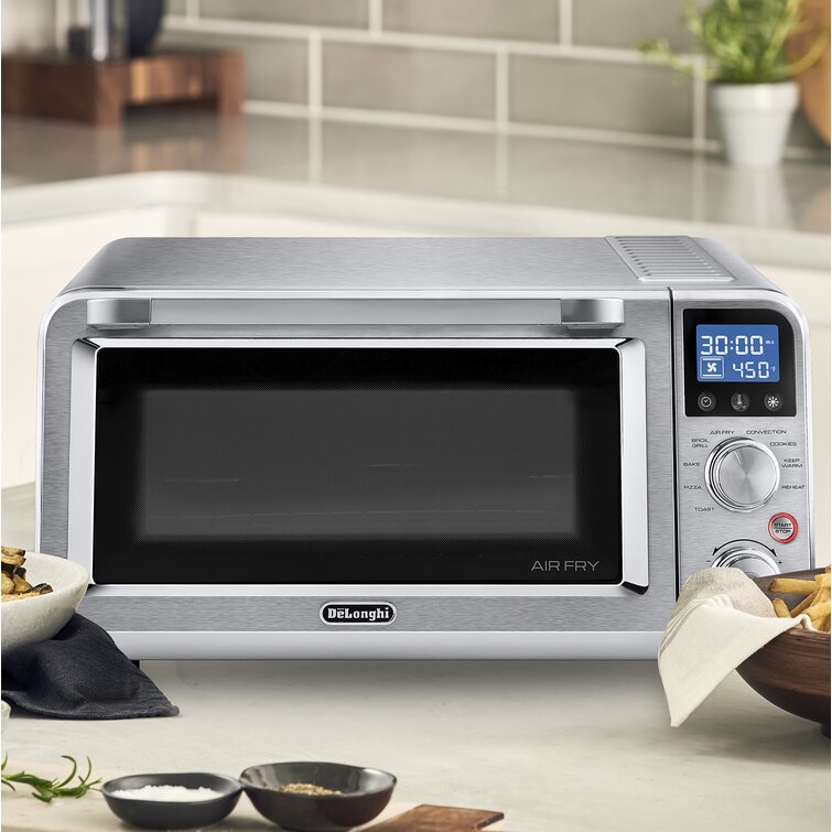 De Longhi Air Fry Oven Premium 9 in 1 Digital Air Fry Convection Toaster Oven